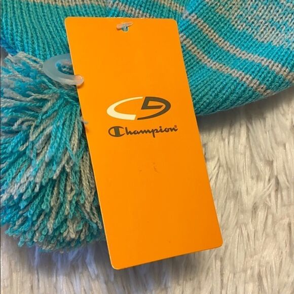 Champion POM Beanie Baby Blue NWT - Picture 6 of 7